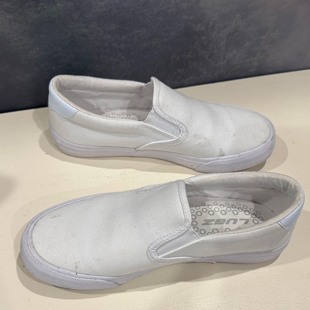 Lugz White Women's Slip-On Sneakers